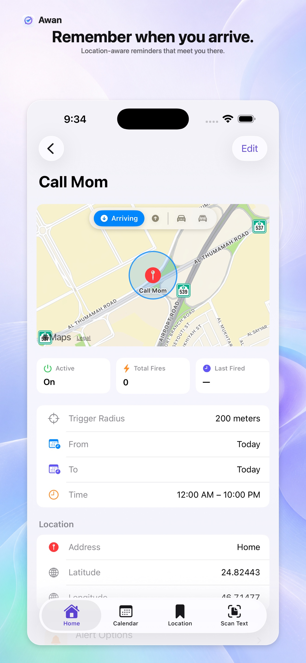 Awan app screen 3
