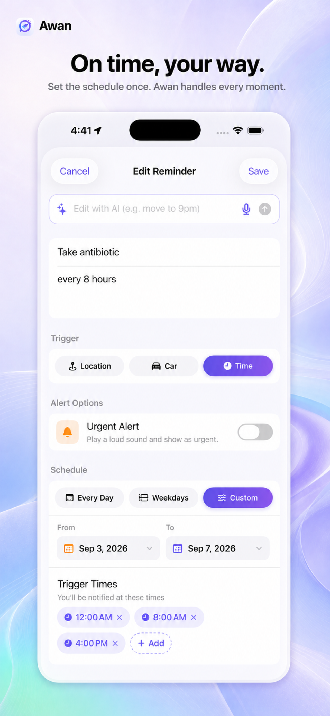 Awan app screen 4