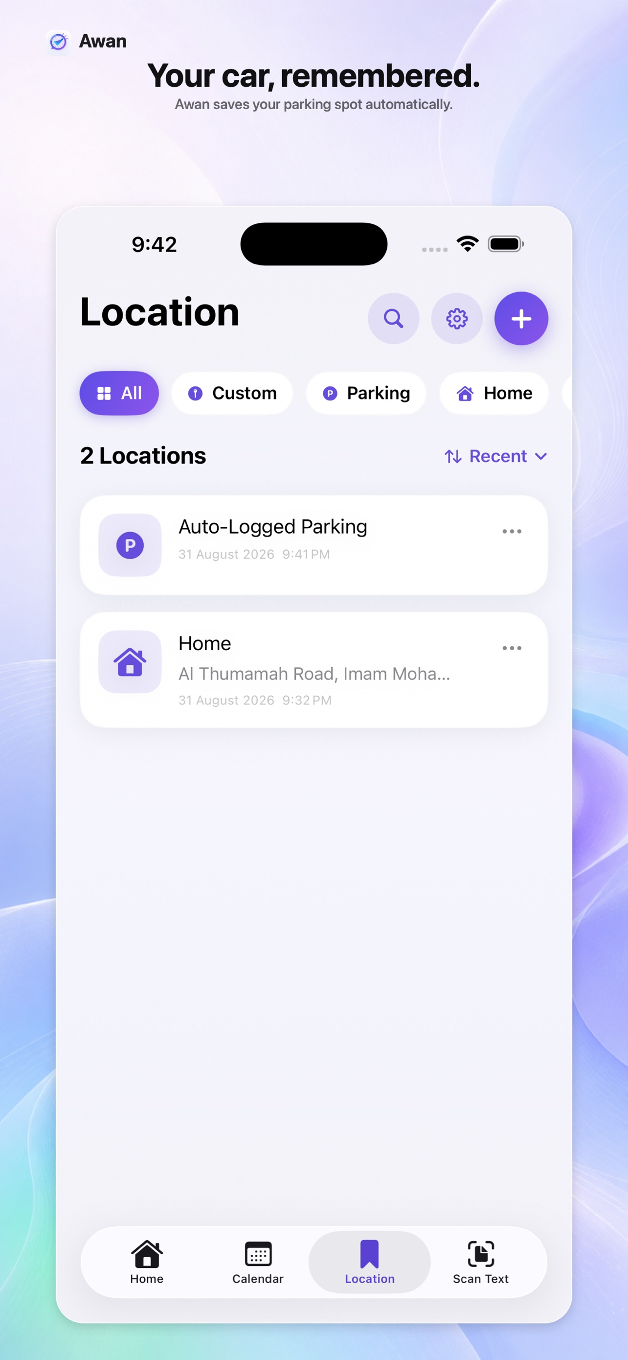 Awan app screen 8